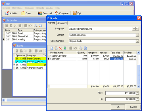 Anchor CRM Screenshot